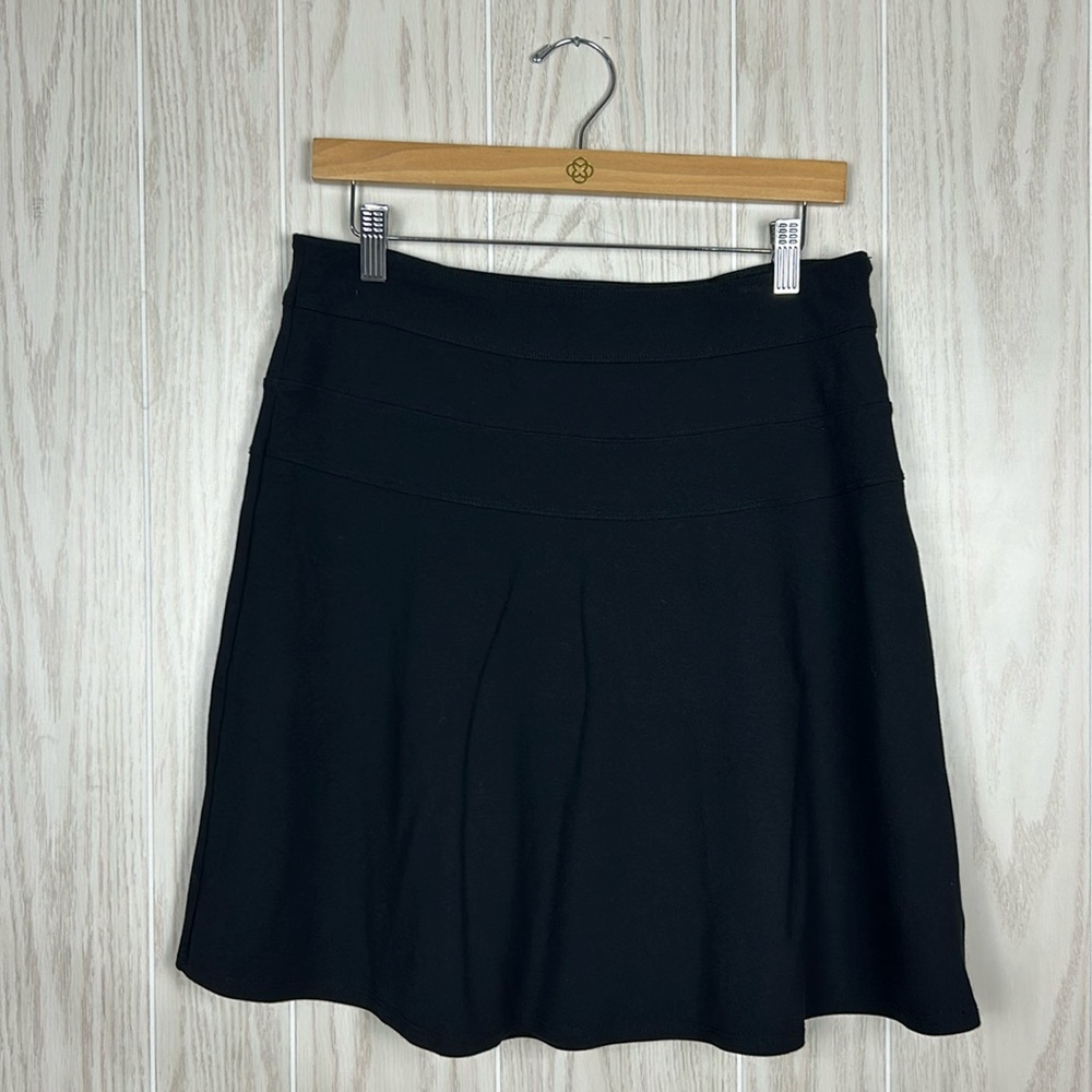 Athleta Classic Basic Solid Black Mini Athletic T… - image 1